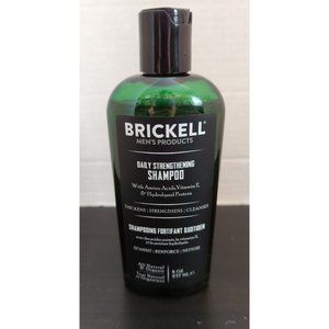 BRICKELL Men's DAILY STRENGTHENING Natural Organic SHAMPOO, 8oz
